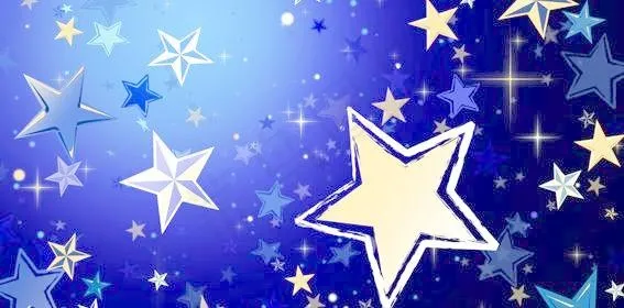 高像素星光星形psd分层素材 18...