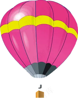 热气球氢气球节日气球PNG素材