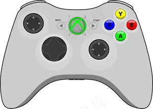 Xbox游戏手柄的剪辑艺术