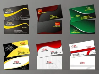 经典名片设计矢量素材