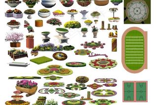 绿化景观素材图片