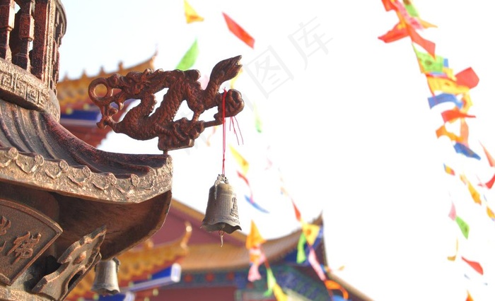 寺庙香炉图片