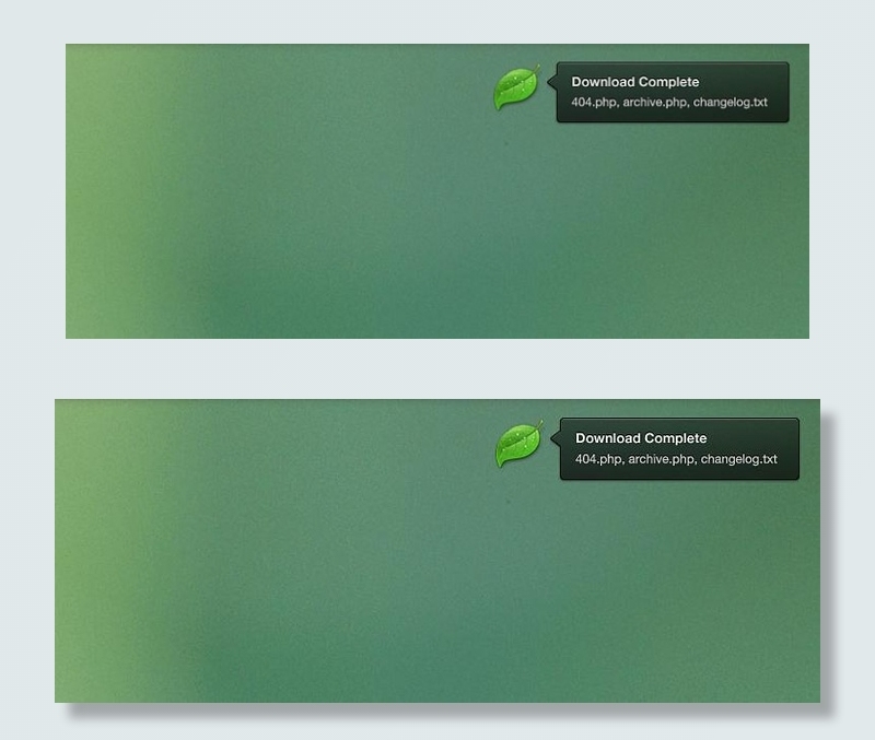 app预览通知psd分层
