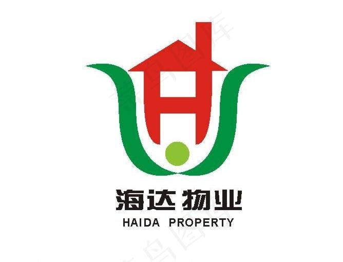 海达物业logo图片cdr矢量模版下载