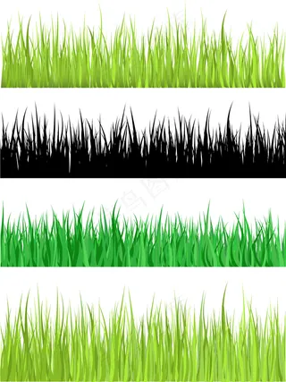 绿色背景矢量图