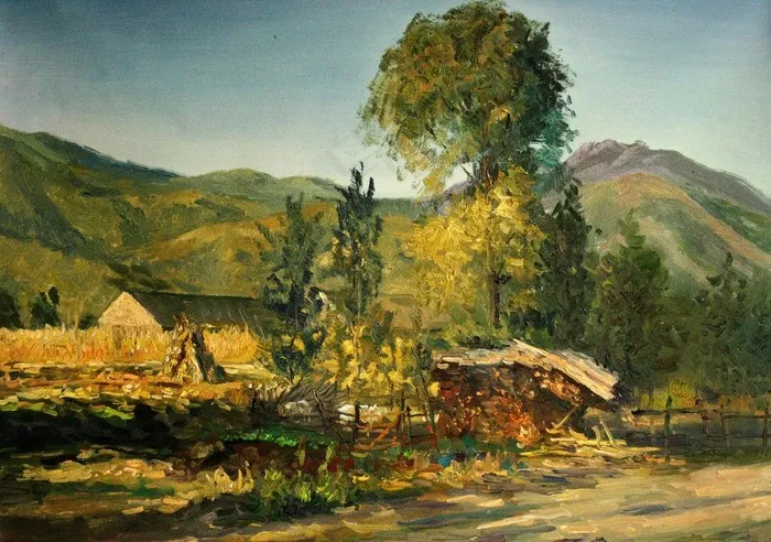 山村景色图片