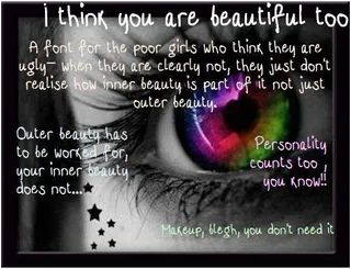 我想你也很漂亮的字体