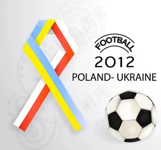 波兰乌克兰足球比赛背景图片