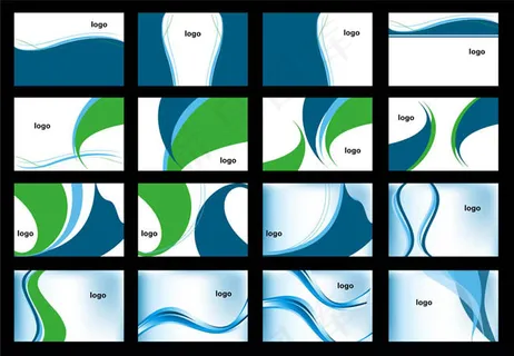 网络科技名片模版PSD素材