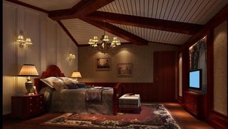 欧式卧室模型图片