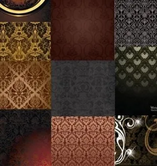 遮光图案矢量欧式华丽的品种