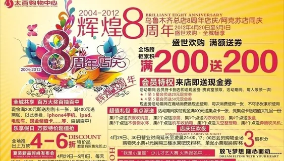 五一八周年店庆图片