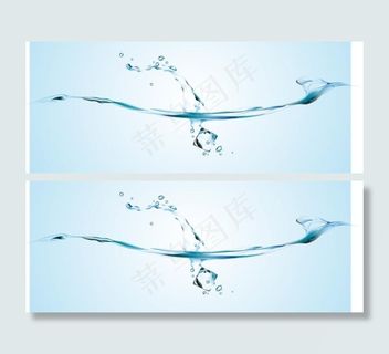 水纹背景矢量素材