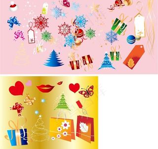 圣诞素材 矢量素材图片