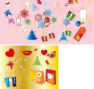 圣诞素材 矢量素材图片