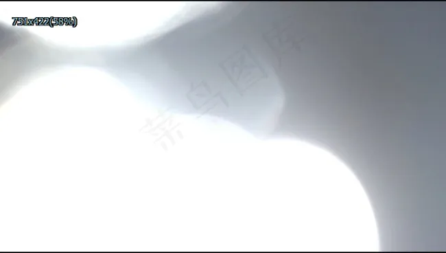 白色眩光转场psd模版下载