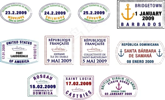 在白色背景上收集的程式化的向量的南...