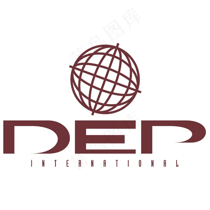 DEP简约logo图标设计psd模版下载