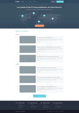 UI企业网站时间线制作