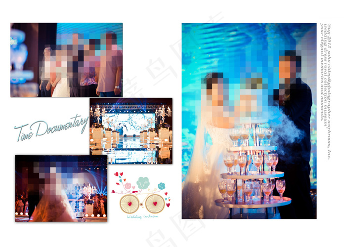 结婚相册模板设计