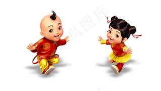 新年儿童素材