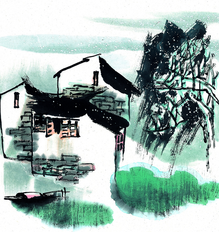 冬季的江南水乡