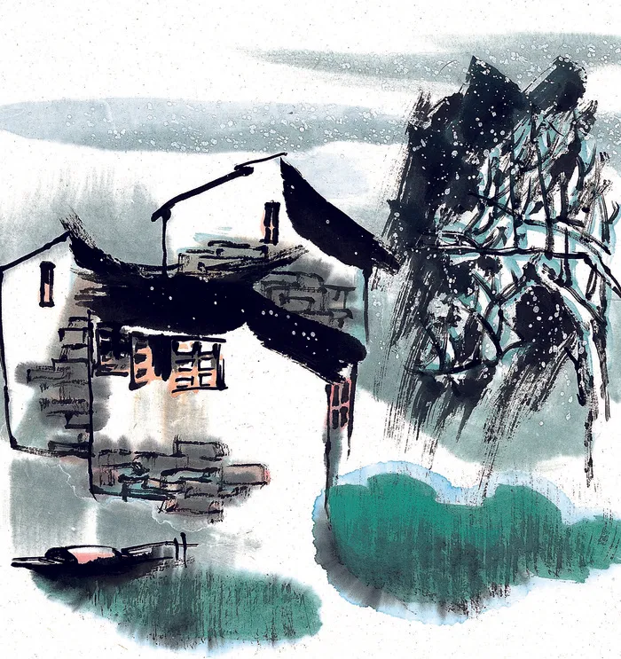 冬季的江南水乡