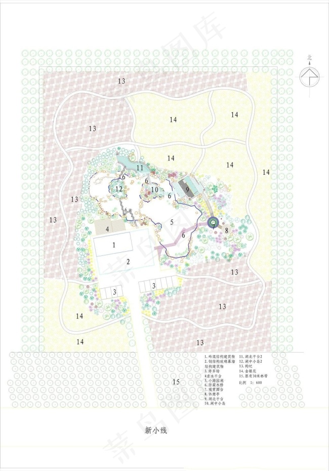 园艺园林景观水系水景旅游项目绿化