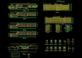 教学楼cad图纸设计稿