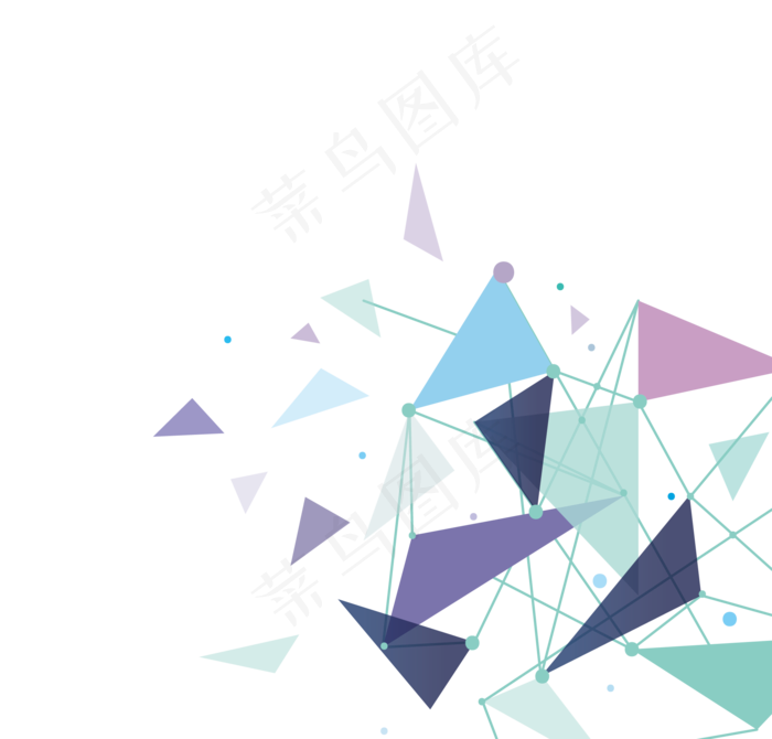 科技感炫酷不规则几何圆点科技感炫酷不规则几何圆点