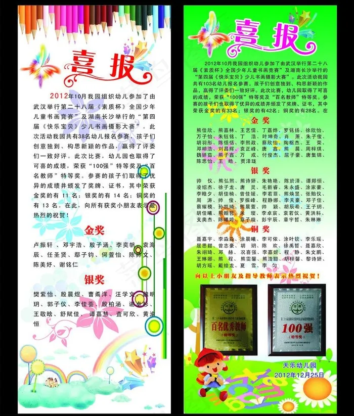 招生展架图片(600X1600)cdr矢量模版下载