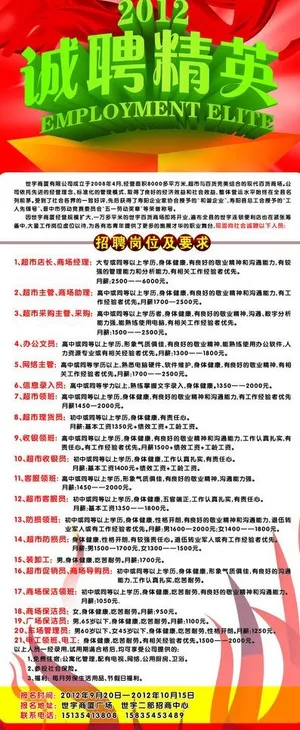 诚聘精英x展架图片