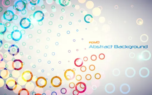 幻彩圆形矢量素材 幻彩圆形矢量素材