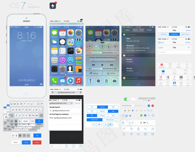 苹果ios7系统界面