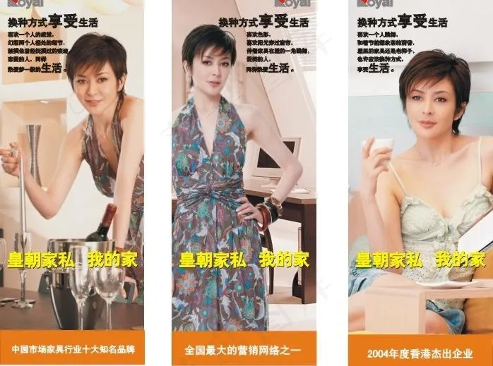 皇朝家私x展架时尚篇(有版权)图片cdr矢量模版下载