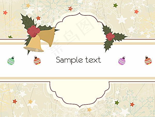 圣诞节广告背景设计