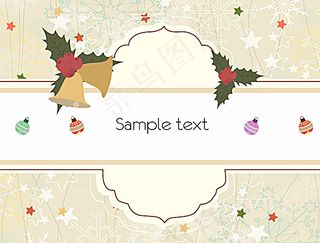 圣诞节广告背景设计