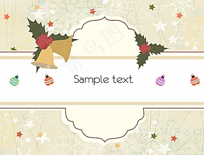 圣诞节广告背景设计 圣诞节广告背景设计