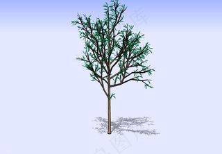 杂树3D模型