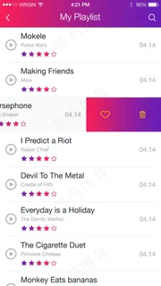 手机多媒体app界面