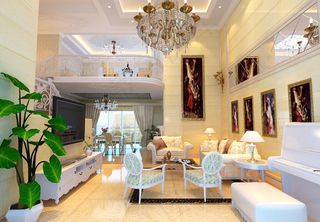 欧式奢华客厅图片