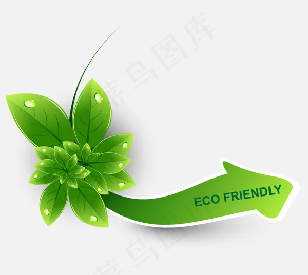 矢量绿色生态树叶背景素材eps,ai矢量模版下载