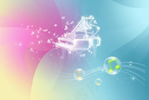 梦幻钢琴图片
