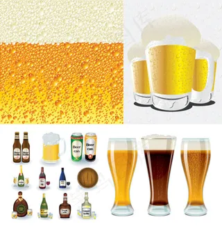 啤酒系列矢量素材