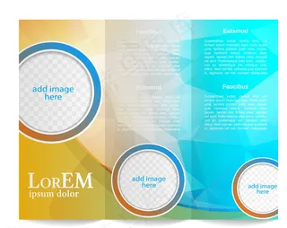 传单模板 三折页模板图片