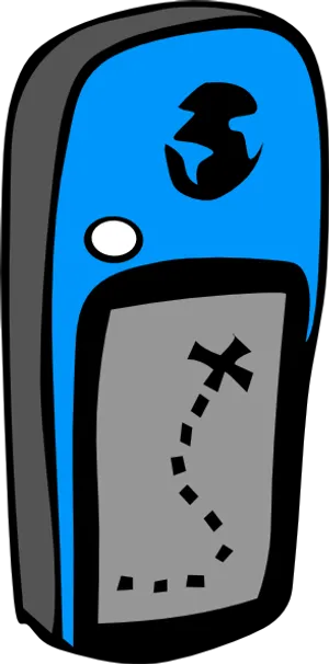 手持GPS装置艺术剪辑