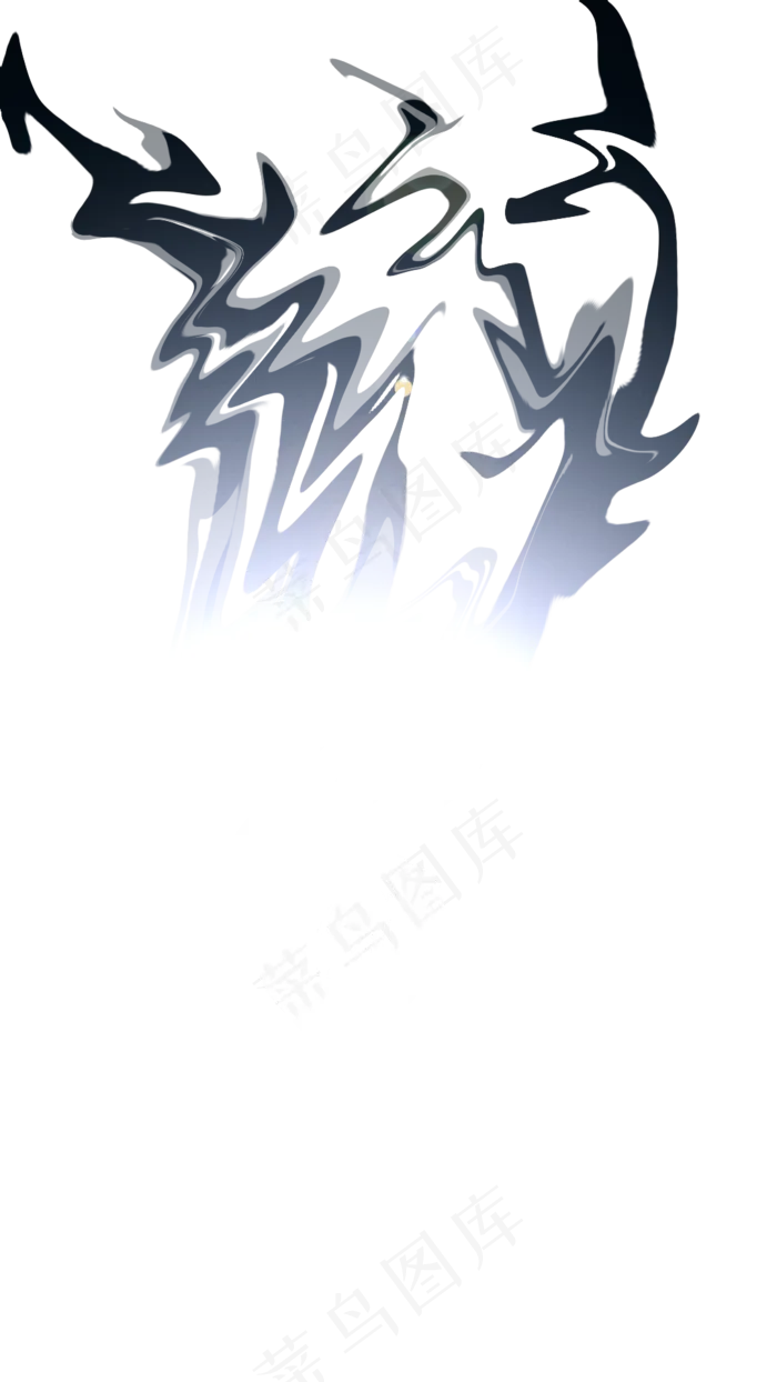 渐变发光坠落装饰