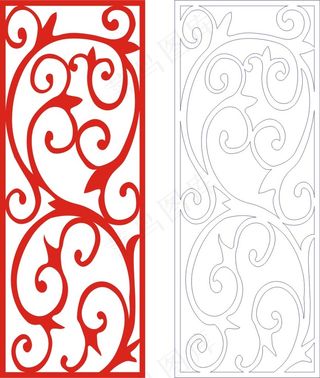 矢量镂空花纹边框底纹欧式