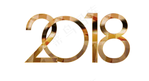 2018狗年字体海报设计PNG元素