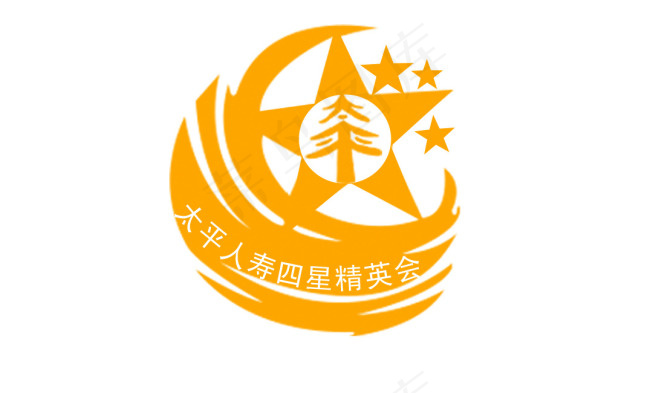 太平人寿四星精英会psd模版下载